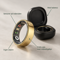 Soldahl Pulsring smart ring med sensorer på indersiden og ladeetui