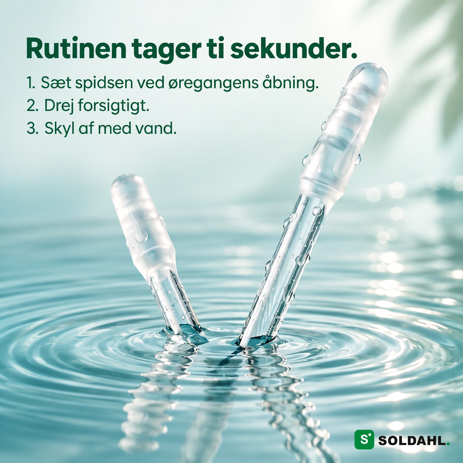 Sådan bruger du ørerenseren