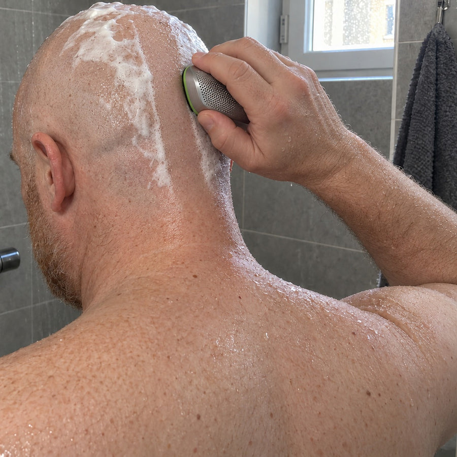 Baghovedet er altid det svære. Du kan ikke se det, og høvlen hiver.