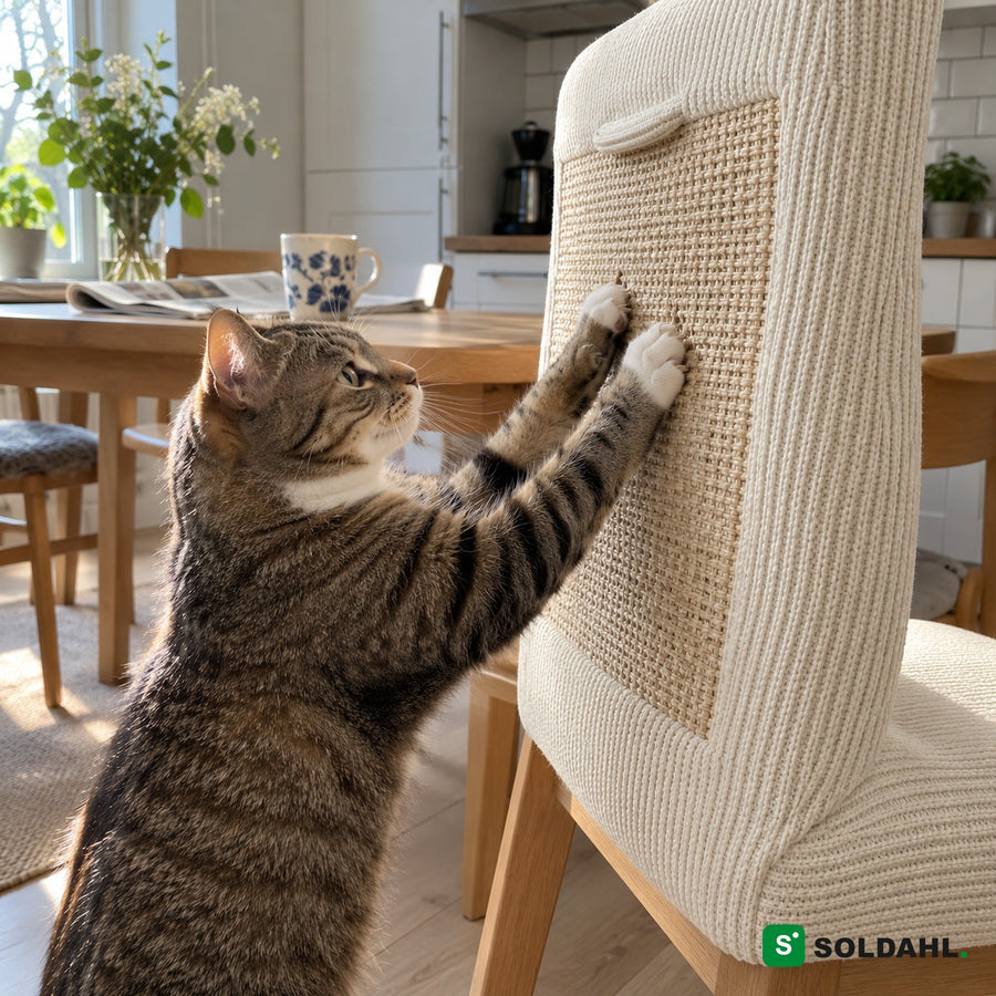 Du elsker katten, men stolene er ødelagt af kradsning