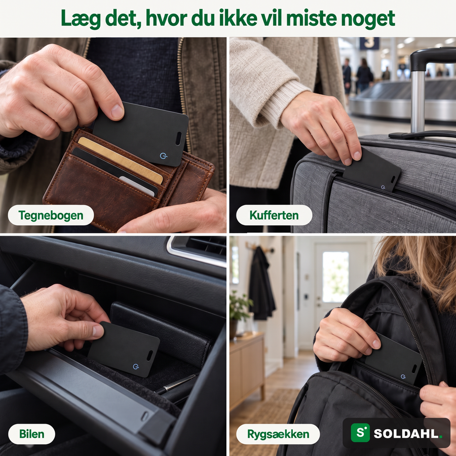 Hvor er pungen? Lommerne, sofaen, bilen, jakken fra i går.