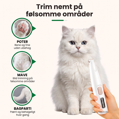 Trim nemt på følsomme områder