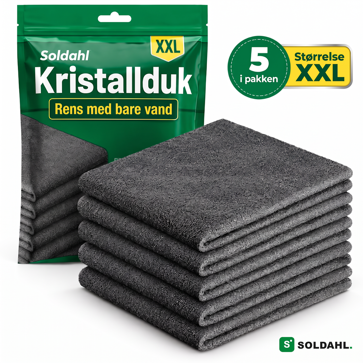 Soldahl Kristallduk 5-pak XXL