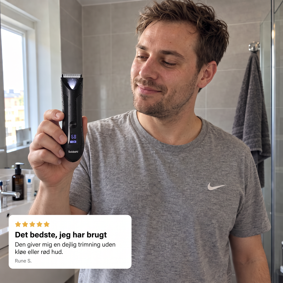 Mand holder Soldahl kropstrimmer op med anmeldelse: Det bedste, jeg har brugt