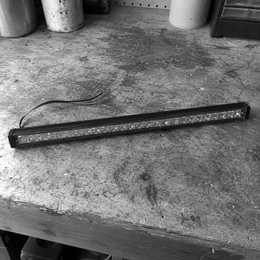 Enkel LED-lysbar uden kit