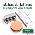 Soldahl Minivævramme komplet kit med vævramme, fjeder, trænål og træskiver