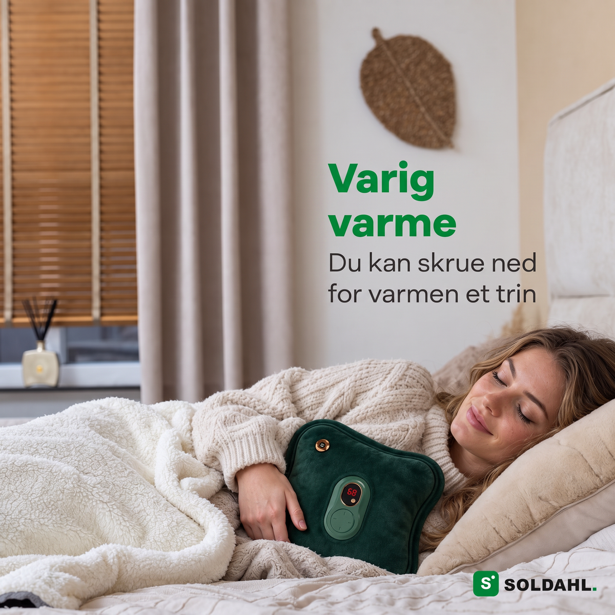 Varmeflaske i sengen