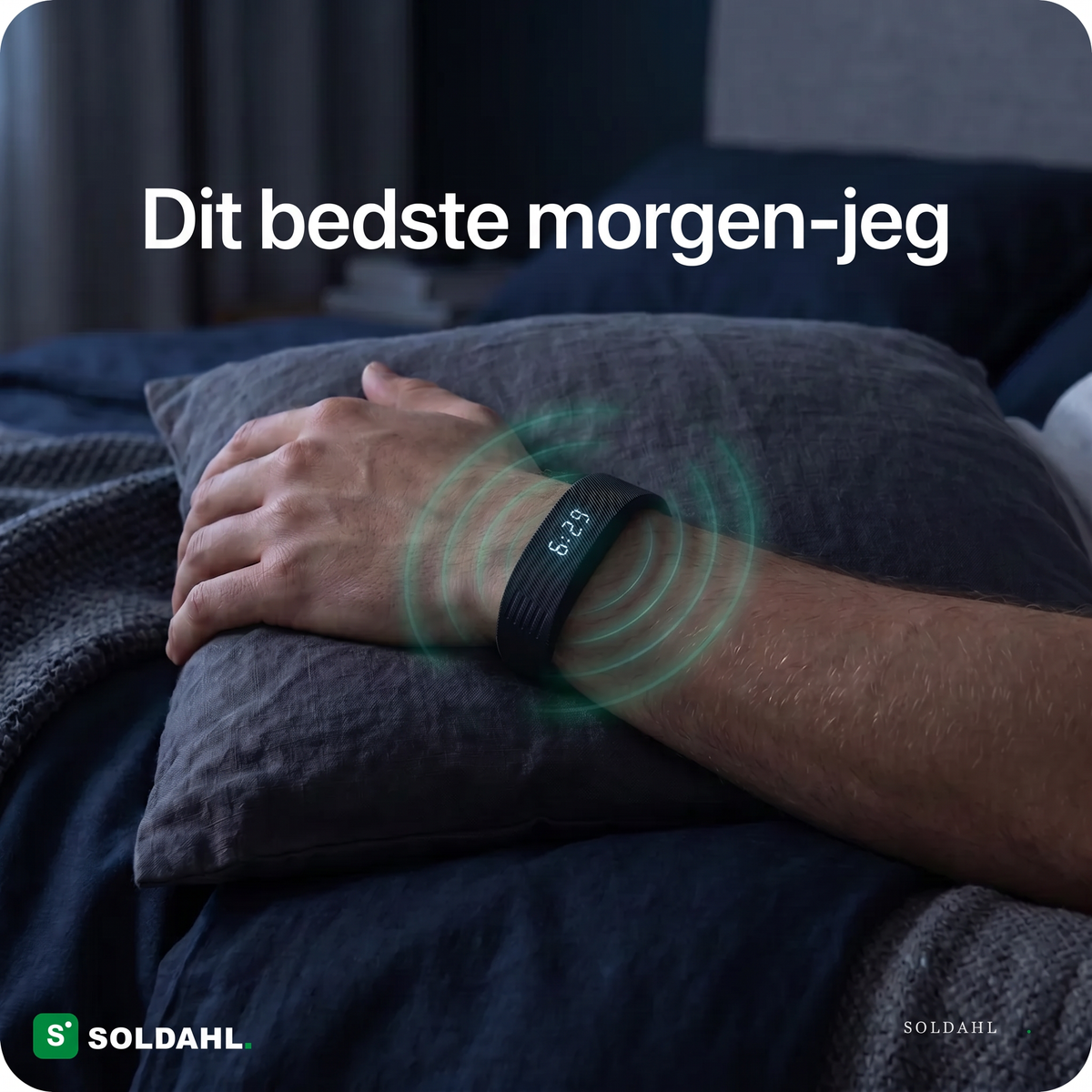 Vibrationsvækkeur på håndleddet
