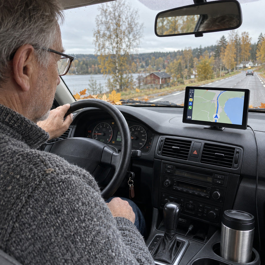 Bilen kører fint. Det er skærmen, der sidder fast i 2012.